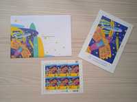 Блок марок+листівка+конверт "Мрія"