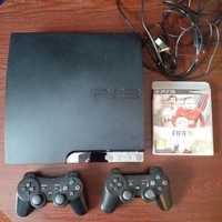 Konsola PS3 Slim 320GB + 2 pady