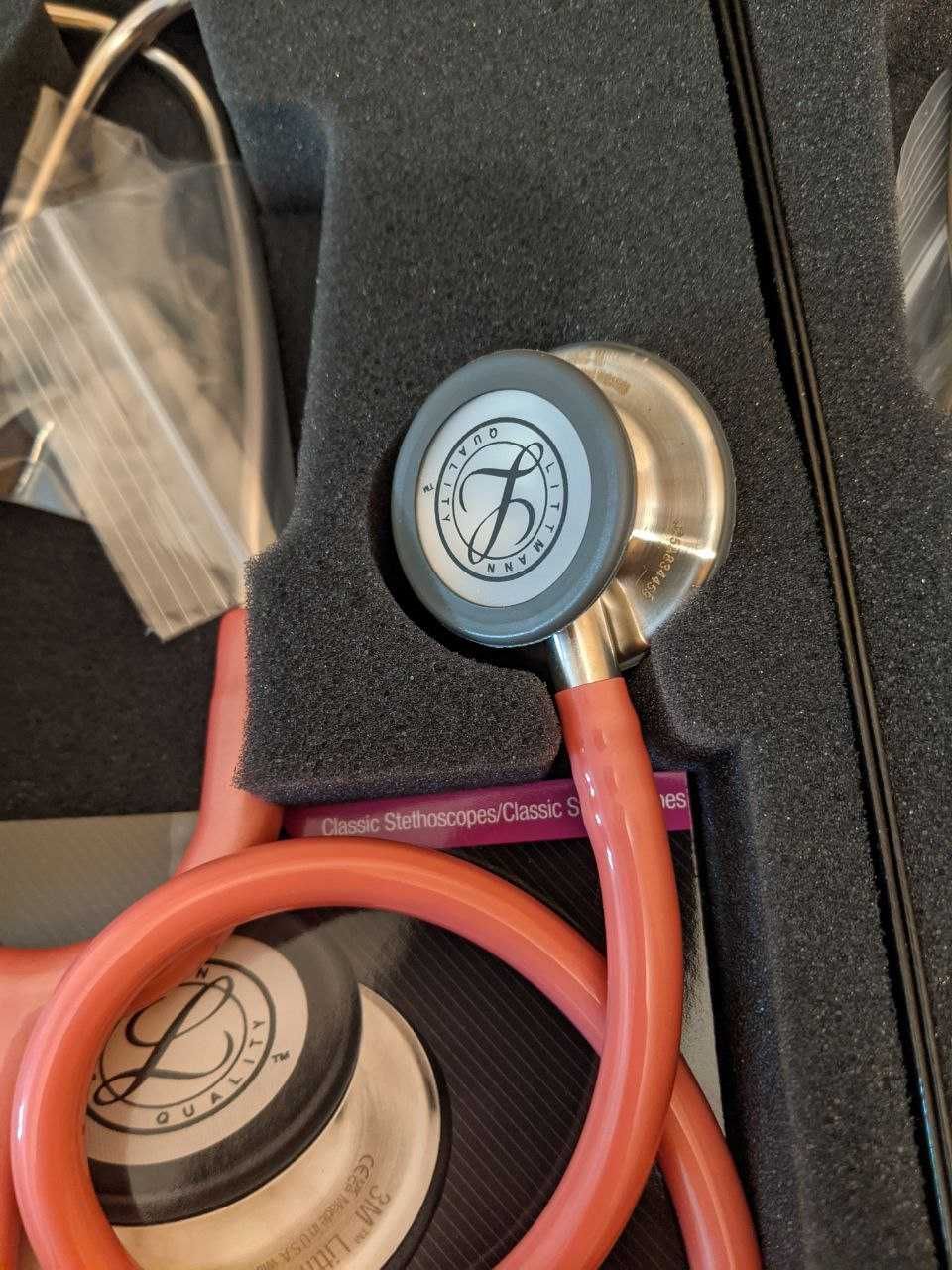 Стетоскоп 3M Littmann Classic 3 Cardiology 4 різні кольори фонендоскоп