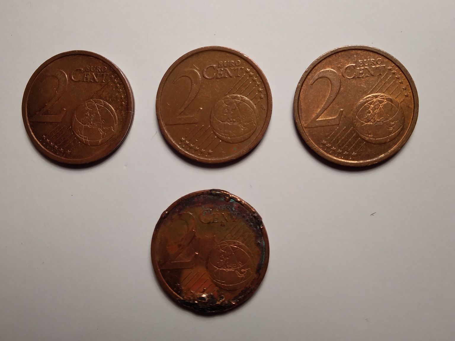 Moedas raras de 2 cêntimos A 2002