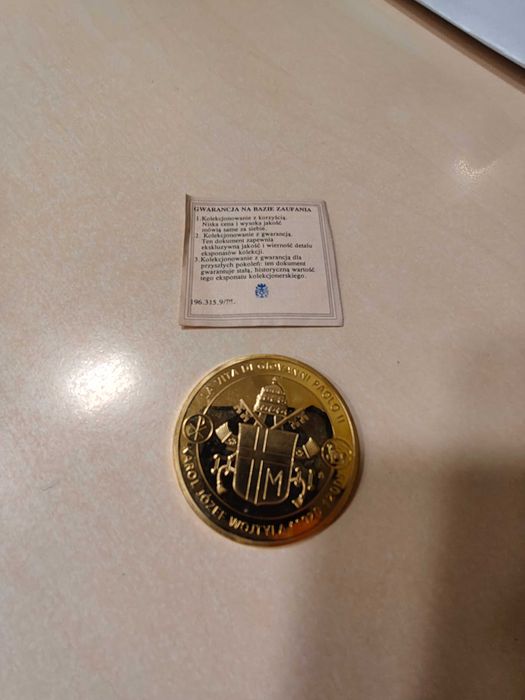 Medal Życie Papieża Jana Pawła II - Wybór Papieża