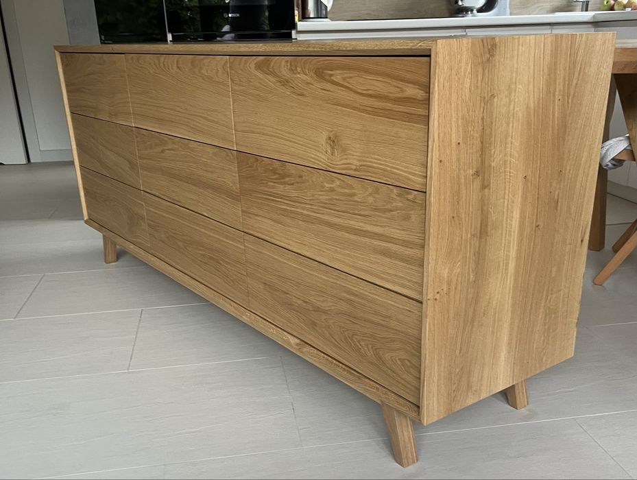 Komoda debowa ,dąb , szafka drewniana , meble