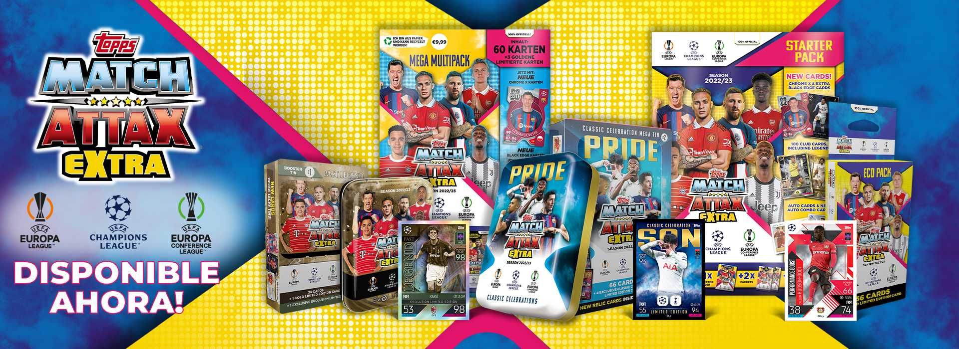 Cartas Topps Match Attax Extra 2022-23