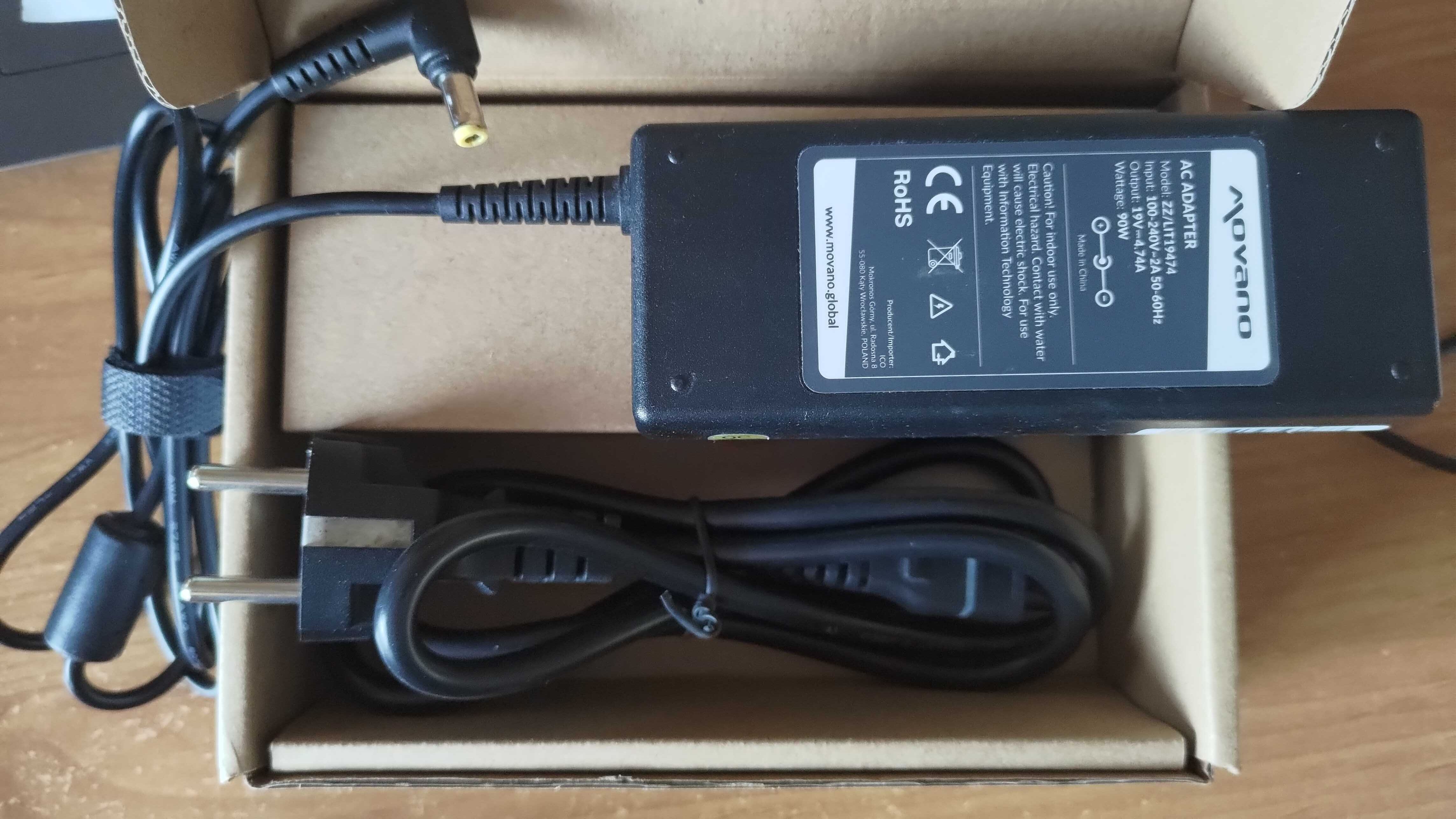 Zasilacz Movano 19v 4.74a (5.5x2.5) 90W