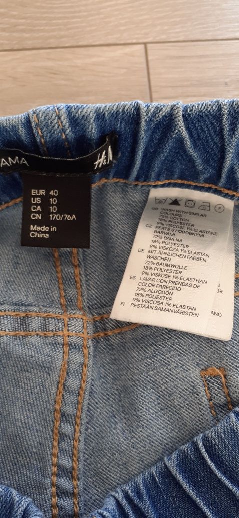 Jeansy H&M Mama, rozmiar 40