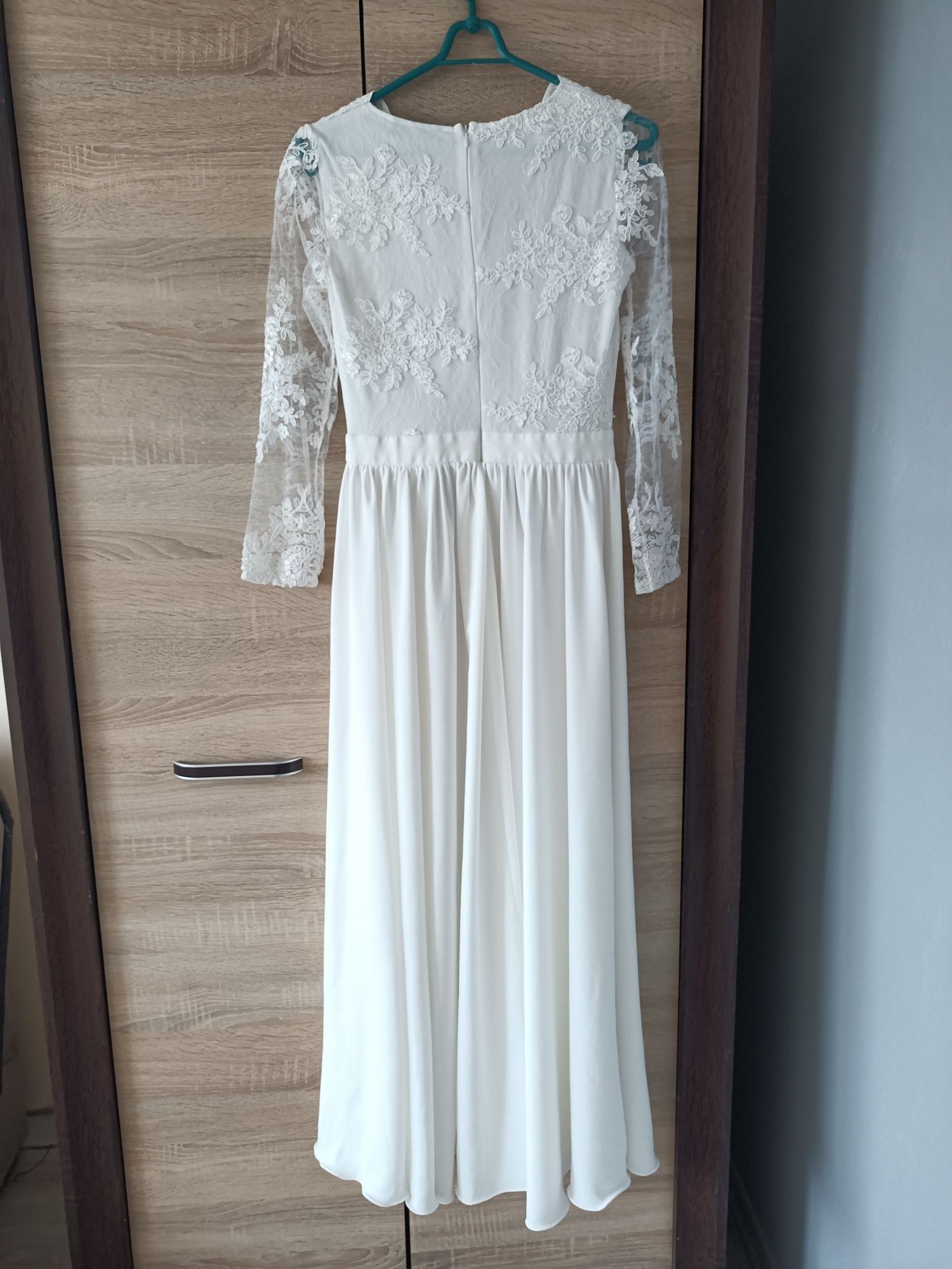 Suknia ślubna biała 36