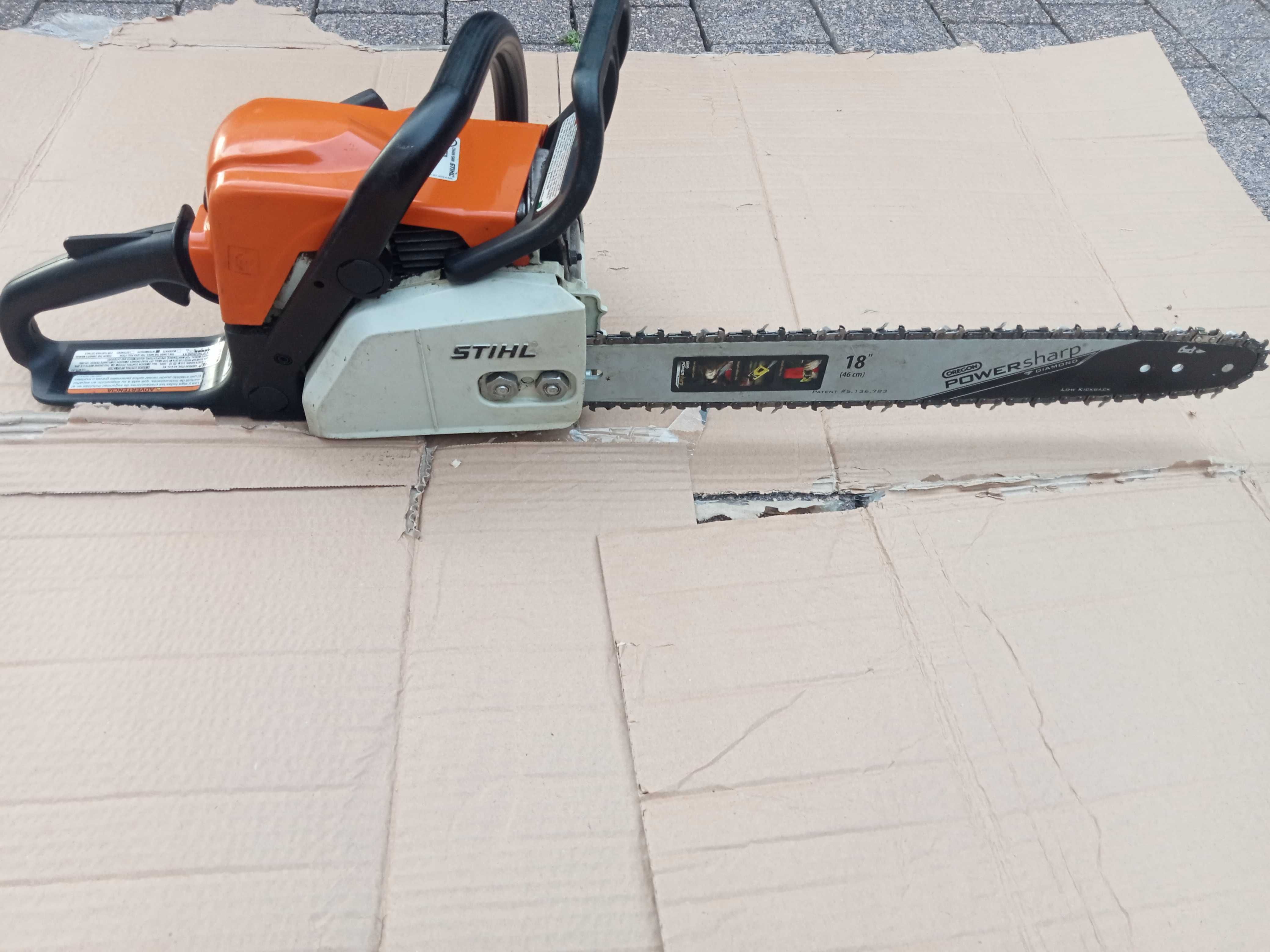 Piła spalinowa marki Stihl
