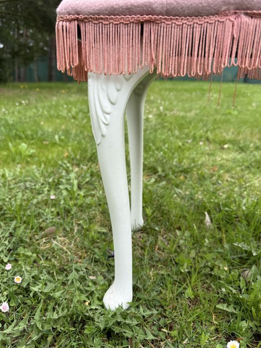 Taboret do toaletki vintage lata 80 anglia