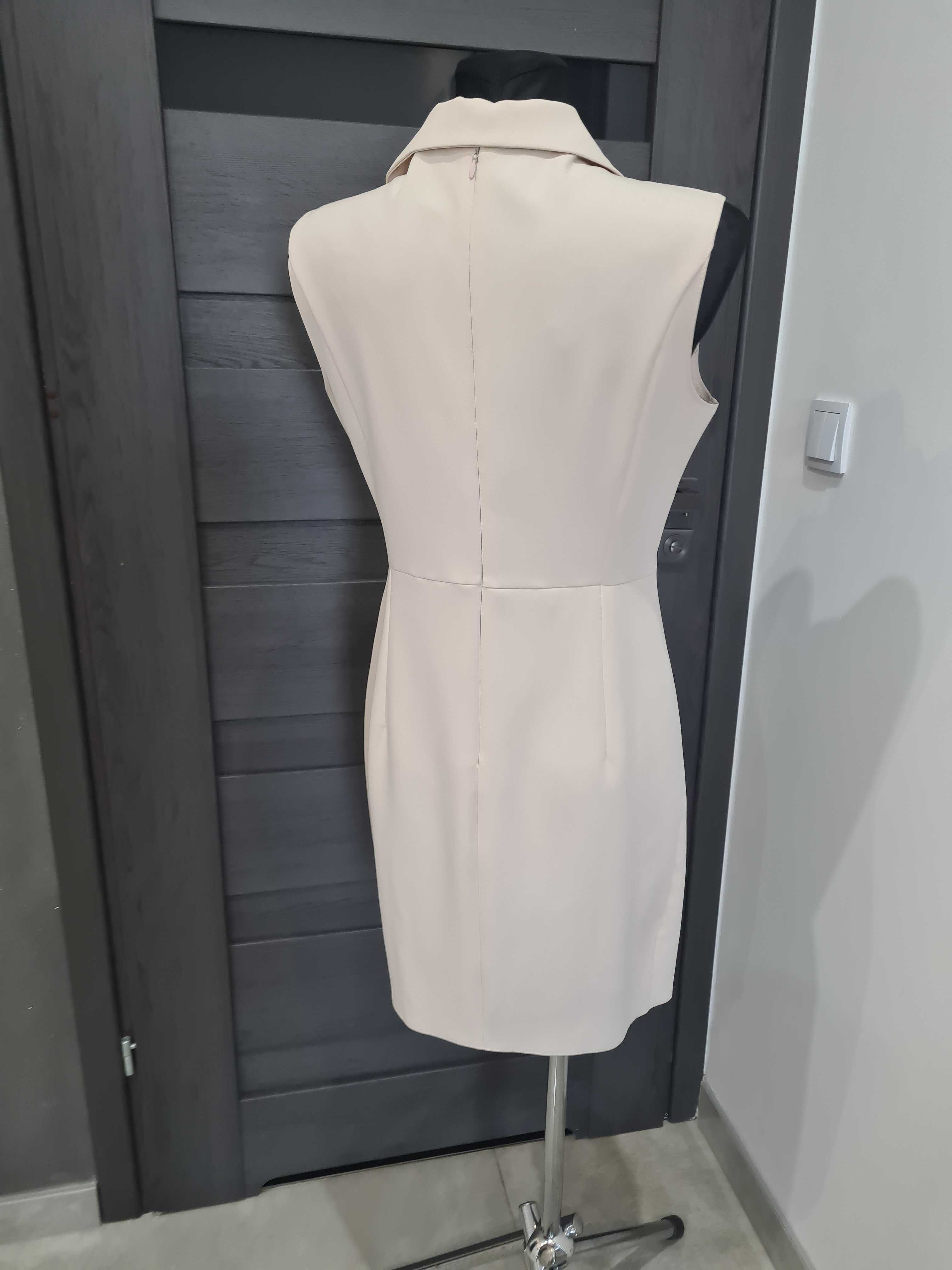 Przepiękna Elegancka sukienka wizytowa, wesele, wyjscie M / L