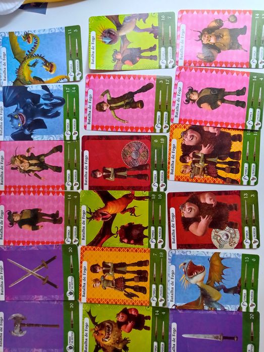 Cartas Como Treinares o teu Dragão - Batalha de Fogo