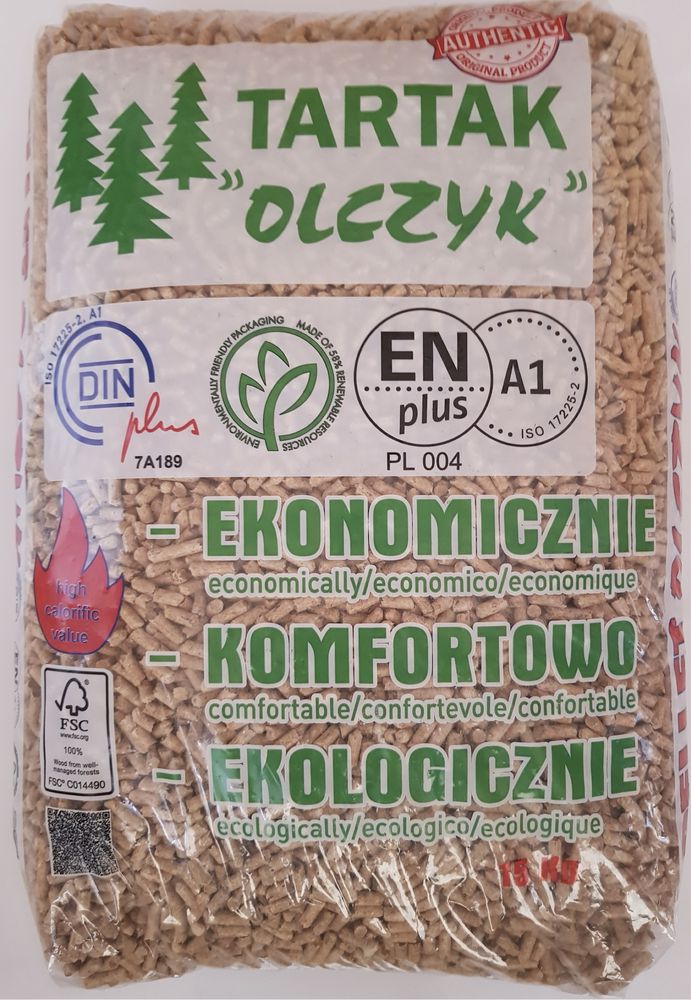 Pellet Drzewny Certyfikowany Olczyk Lazar