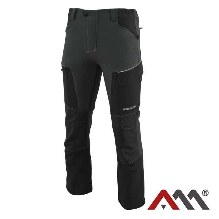 Elastyczne i rozćiągliwe Spodnie robocze softshell do pasa