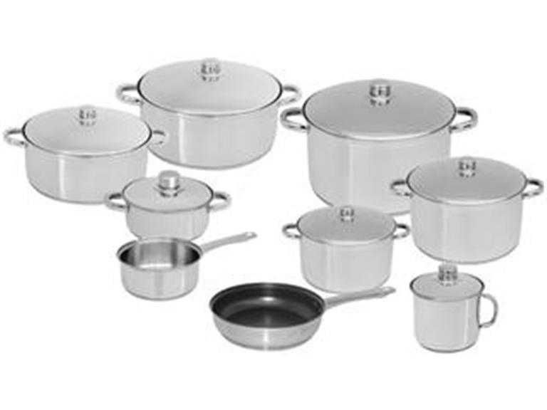 TREM EM INOX *NOVO* 9 PÇS -  INDUÇÃO