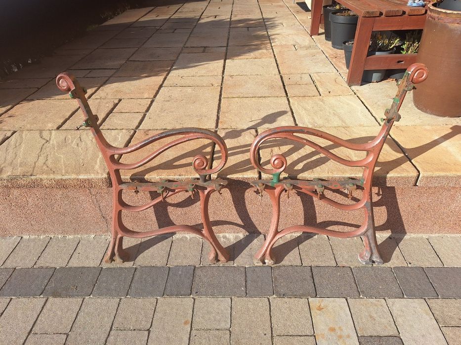 Nogi Podpory do Ławki Żeliwne