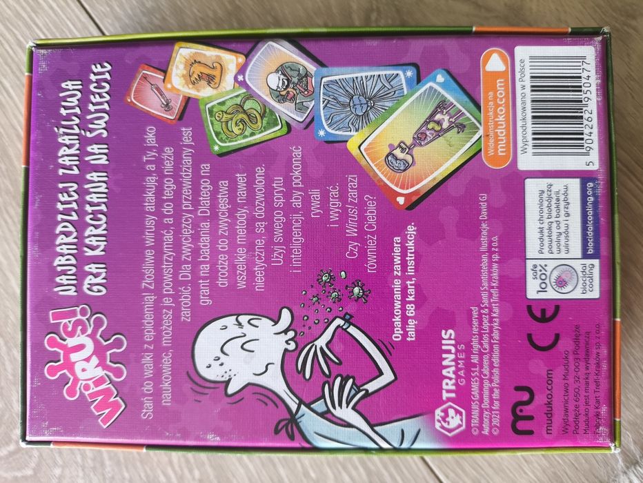 Gra Wirus od 8 lat karciana