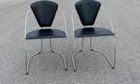 Designerskie 4x krzesła włochy lata 80 arrben  loft biuro vitra knoll