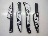 Conjunto de 4 Facas Temáticas Decorativas de Serial Killers (Parte 3)