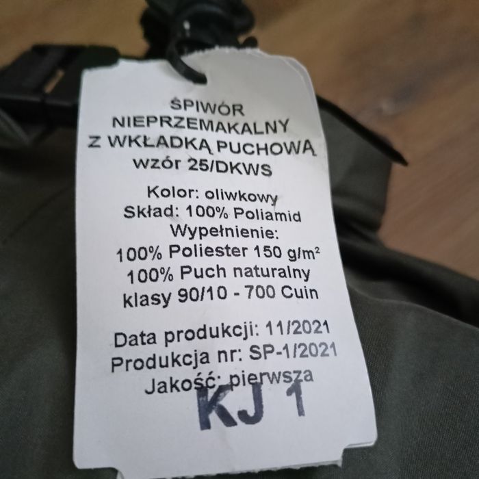 Śpiwór wojska specjalne. Komplet śpiworów
