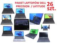 Pakiet 26 sztuk Laptopów Dell Precision Latitude QUADRO / RTX i7 32GB
