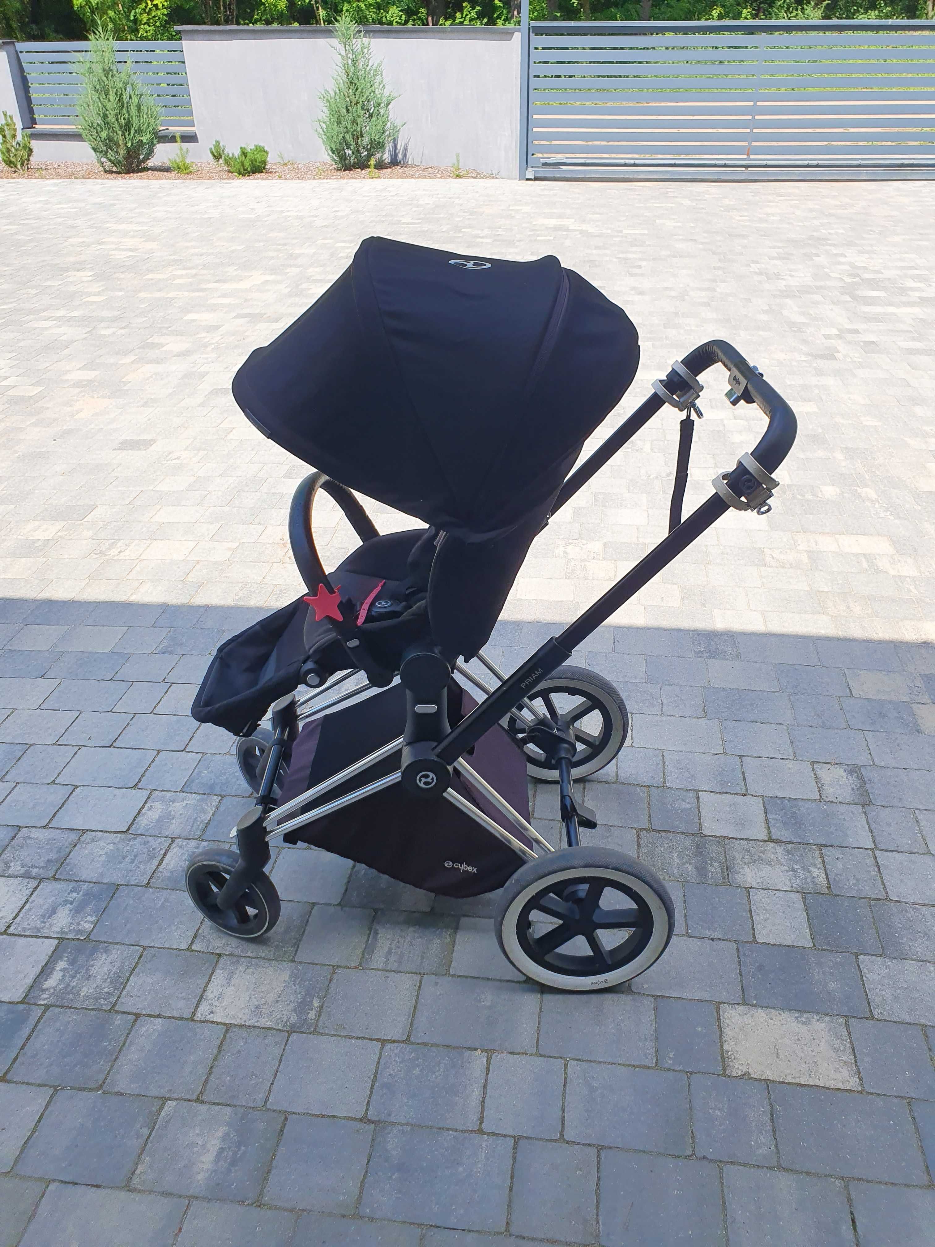 Okazja Wózek Cybex priam lux 1.0 stardust black 2w1 gondola spacerówka