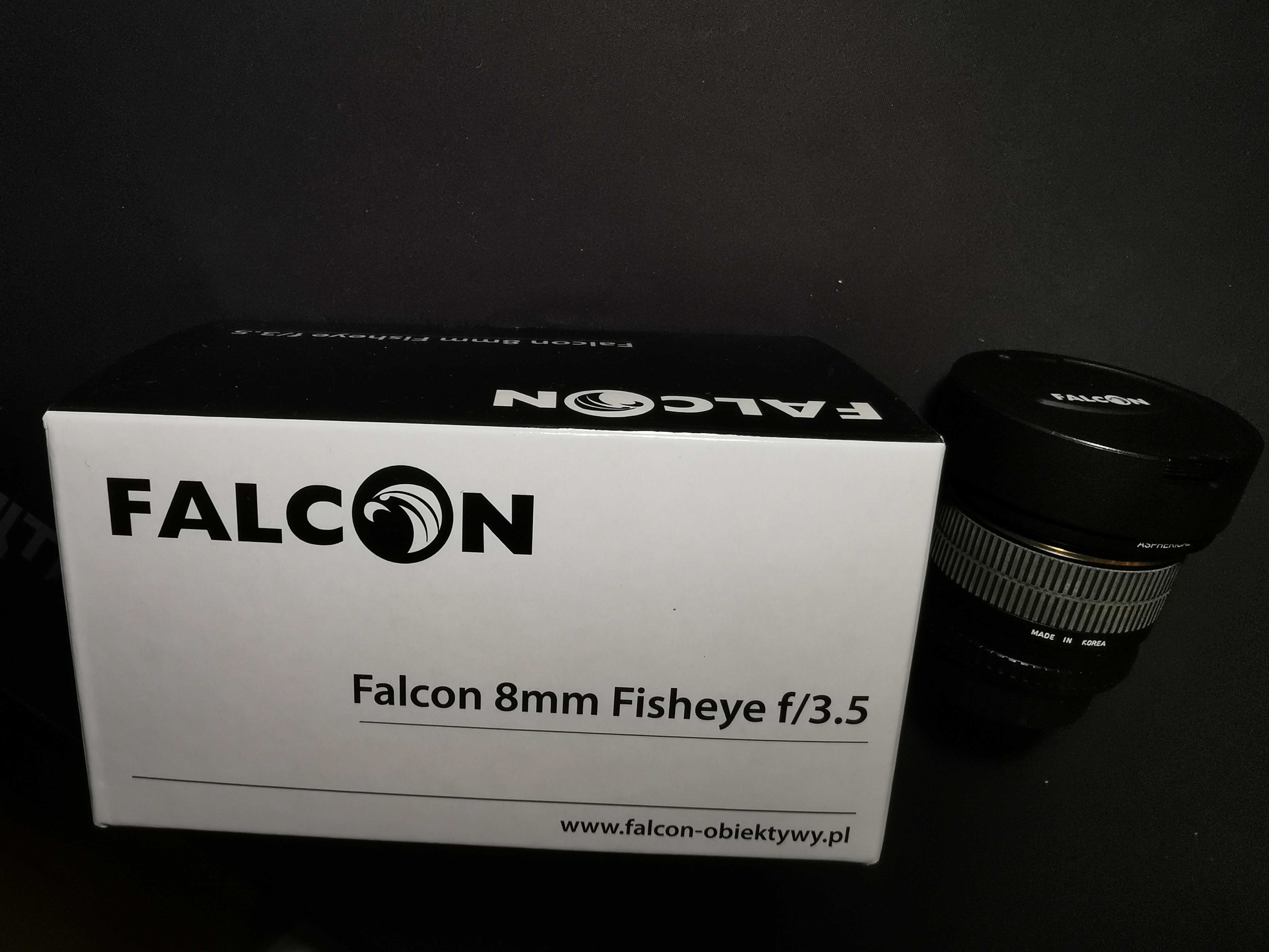 Obiektyw Falcon 8mm f/3.5 CS fisheye Nikon