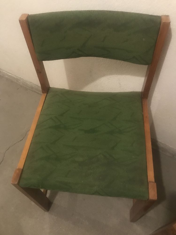 Krzesła PRL stare z lat 70