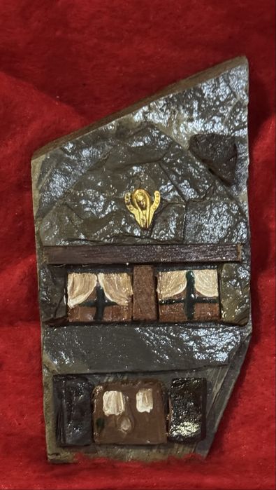 Imans de frigorifico em xisto artesanato