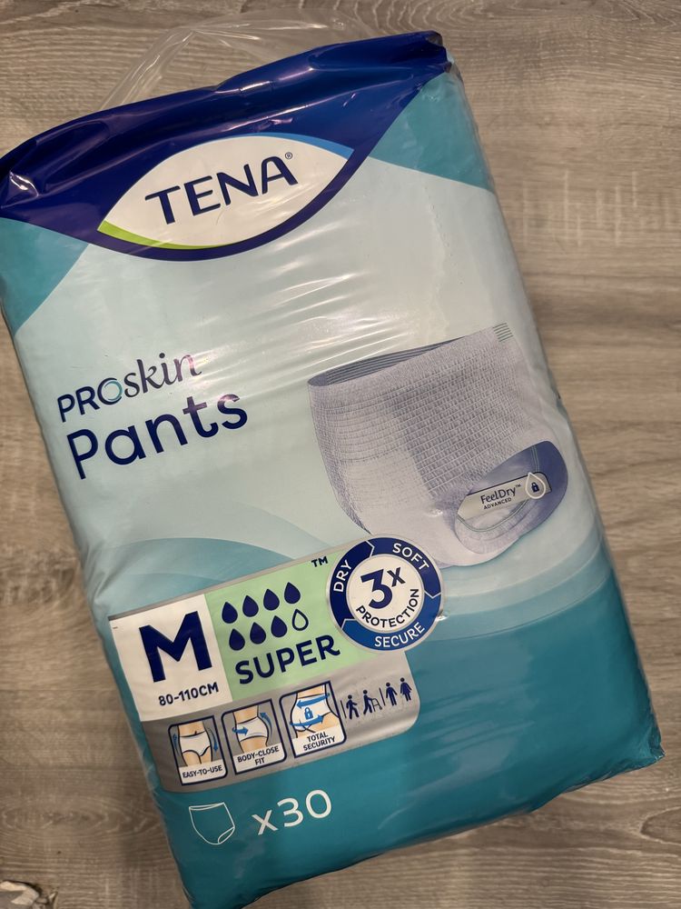 Tena pieluchomajtki r. M super chłonne 4 opakowania