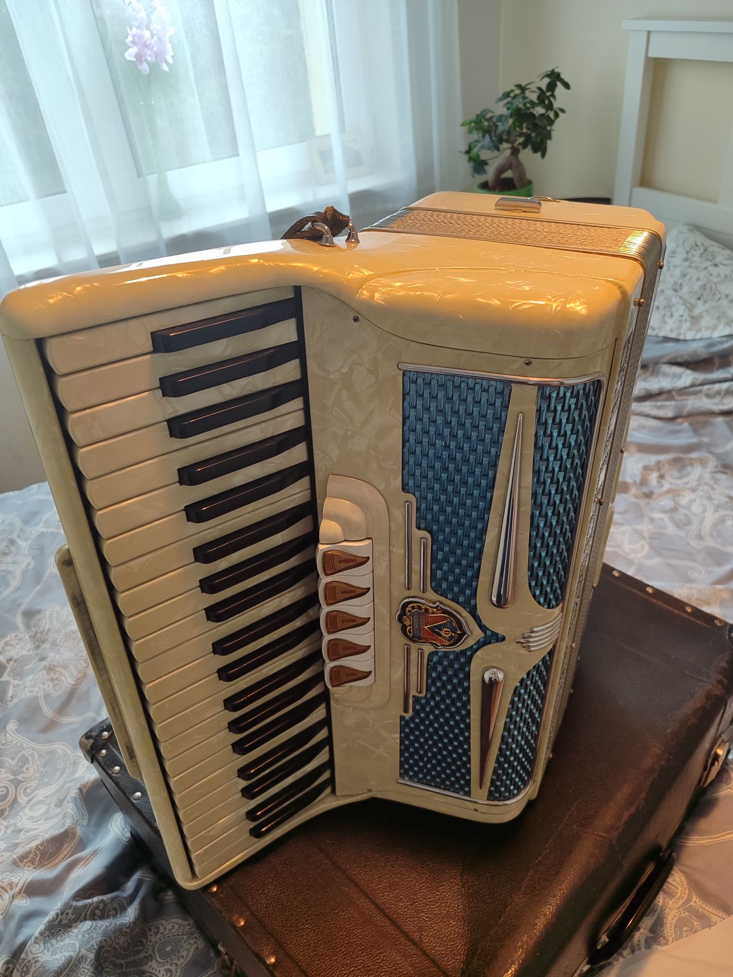 Piękny akordeon Accordiola Camerano