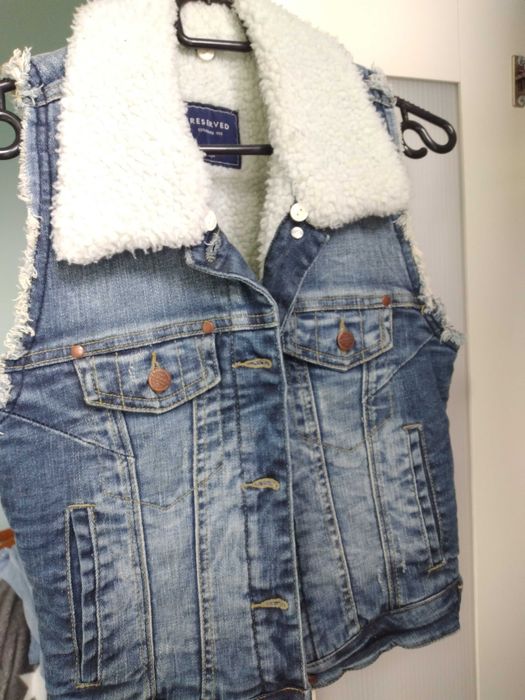 Kamizelka damska jeans nowa reserved s 1zl