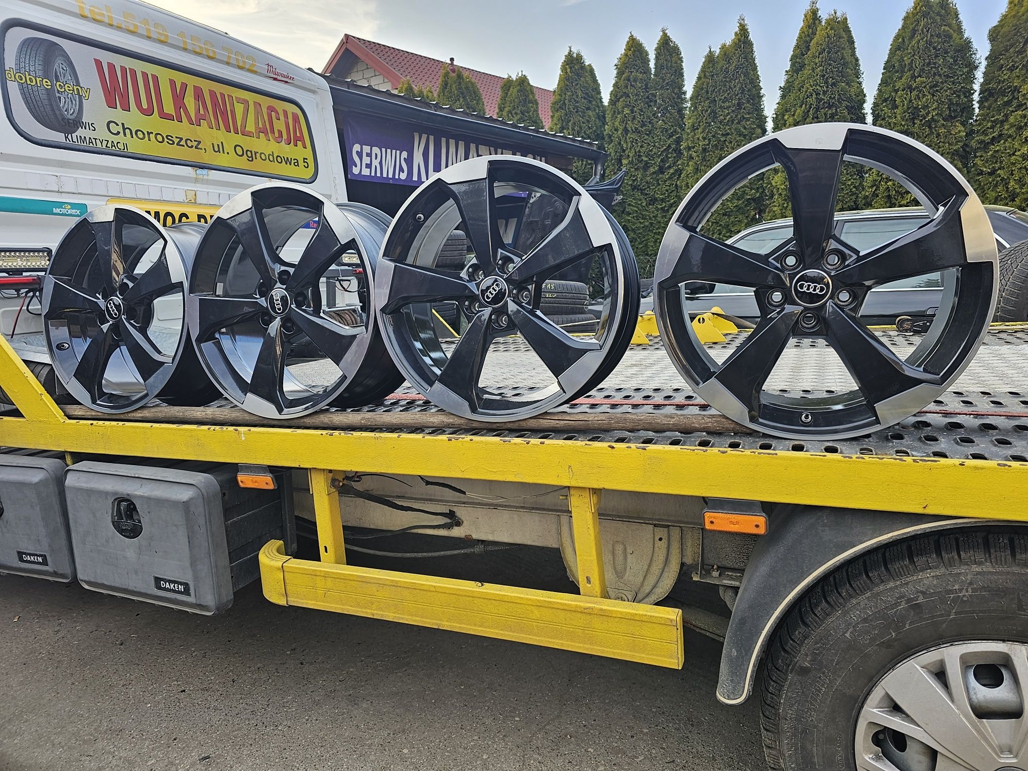 Felgi Aluminiowe Audi S3-Rotor-Dwie Szerokości-R19 5x112+czujniki