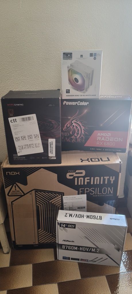 PC gaming (14th gen + rx 6800)