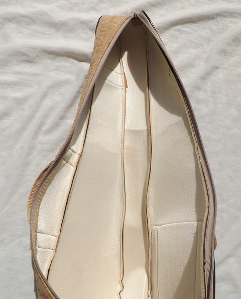 Saco de cortiça almofadado de cavaquinho ou ukulele soprano