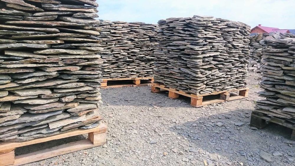 Łupek szarogłazowy elewacyjny 1- 3 cm, wysyłka