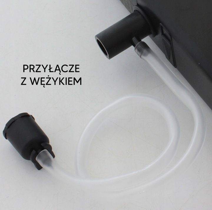 Filtr Wody Gąbkowy Do Akwarium Wewnętrzny Pompka Napowietrzacz 600l/h
