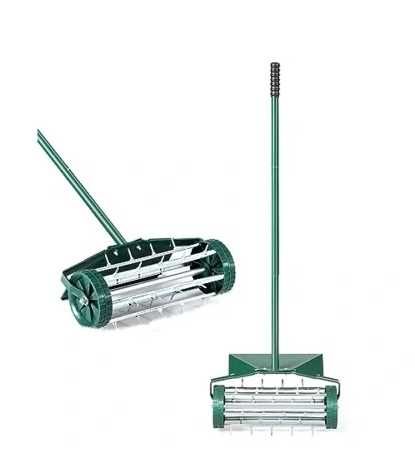 Wałek do Napowietrzania Trawnika COSTWAY 46cm Wertykulator Ręczny