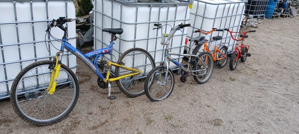 Rower Rowery dla dziecka dzieci pakiet 4 sztuki tanio