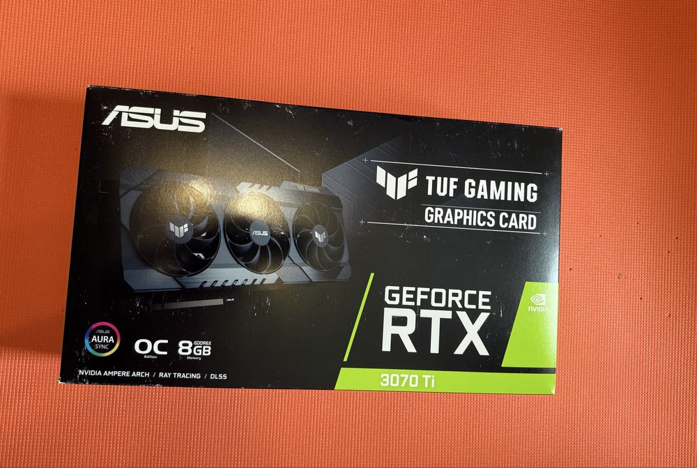 Відеокарта tuf gaming geforce RTX 3070 ti OC Edition 8 gb