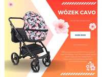 HIT Wózek Dziecięcy Cavo Premium 3w1 Wielofunkcyjny Głęboki Dodatki