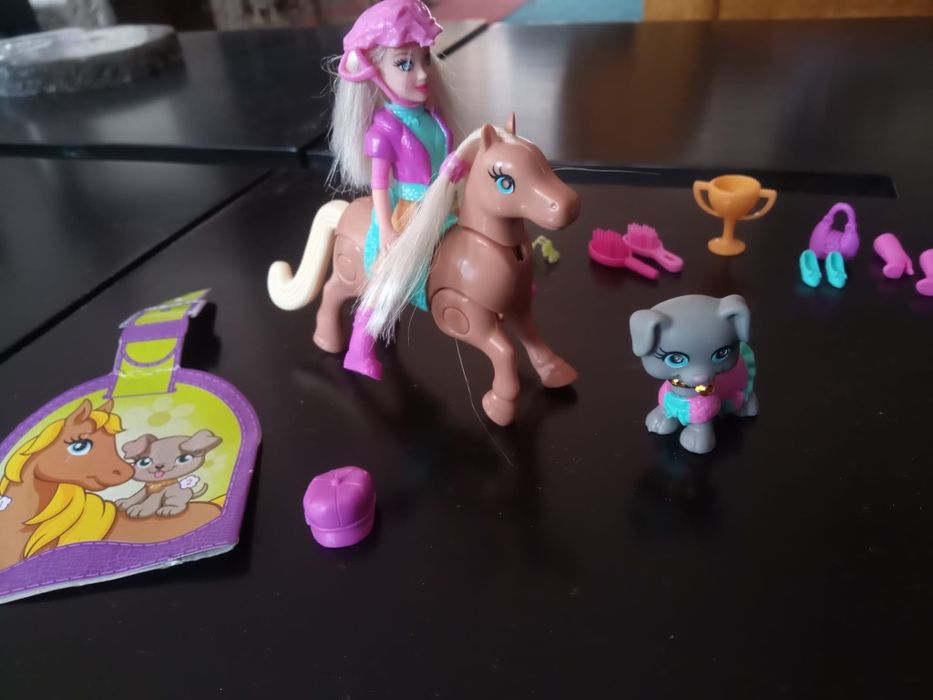 Polly pocket rancho com ponei