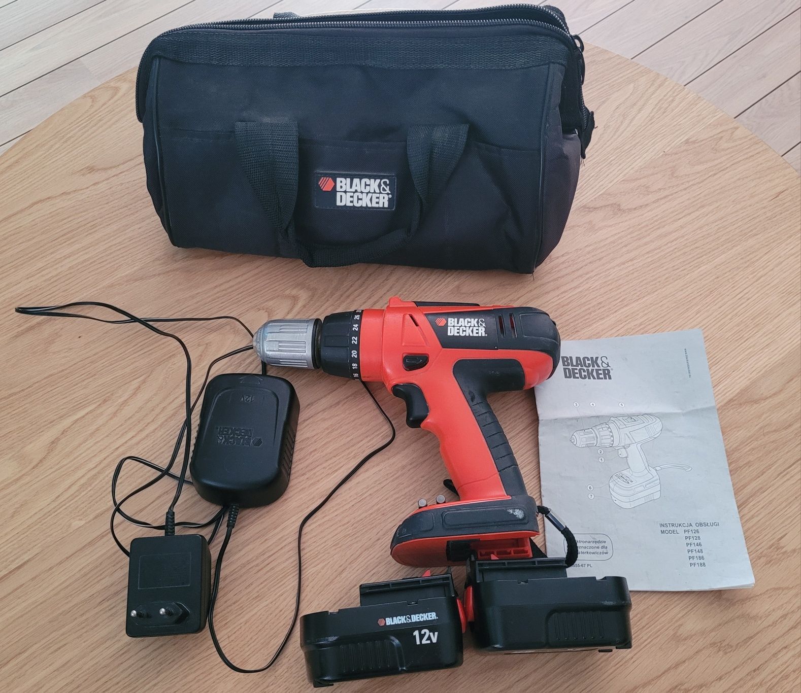 Wkrętarka Black Decker 12V 2 Akumulatory  2 Tryby