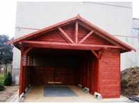 Wiaty drewniane,garaż drewniany,budynki gospodarcze,magazyn,wiata,3x6m