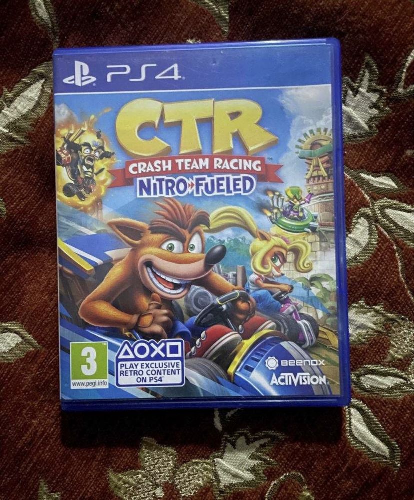 Гра PS4 CTR Crash team racing nitro fueled диск