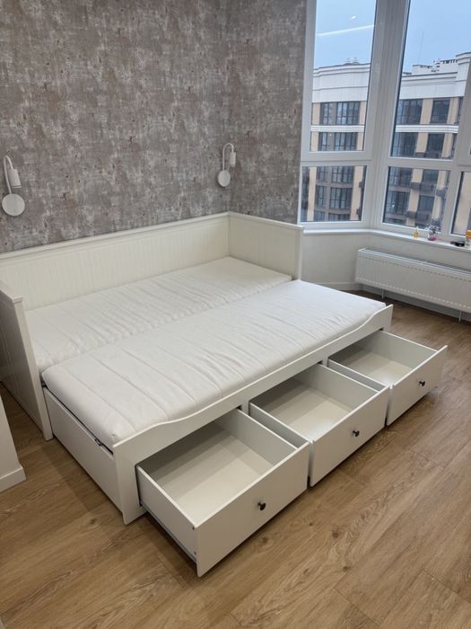 Розкладне ліжко трансформер IKEA HEMNES кушетка,софа,диван