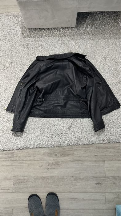 Кожанная куртка Massimo dutti