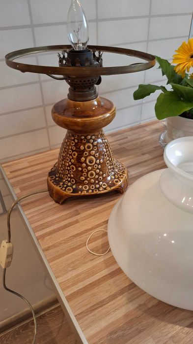 Lampa stołowa Wałbrzych PRL