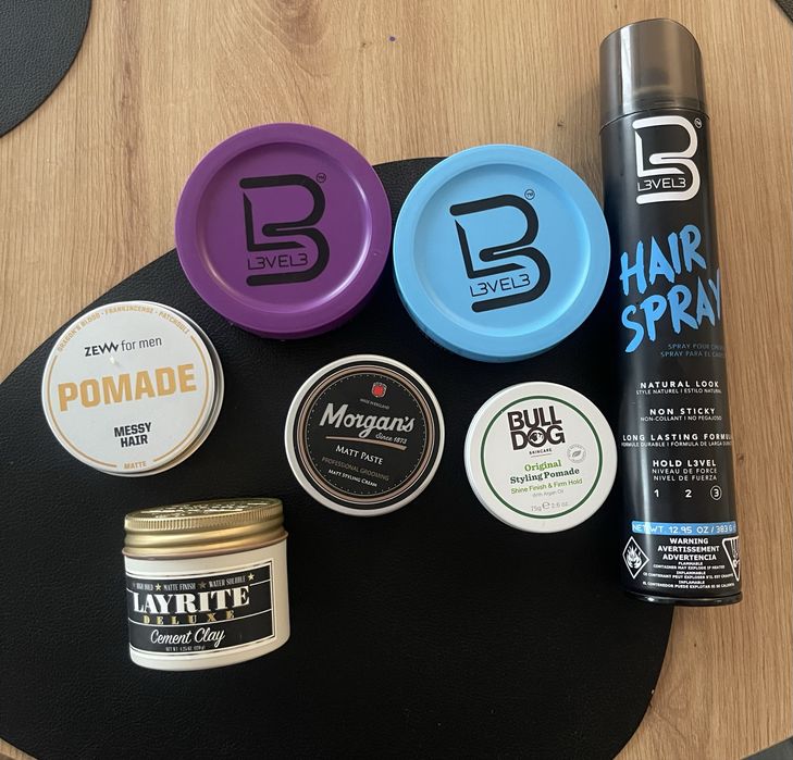 Pomady- produkty do stylizacji KOMPLET mega okazja!