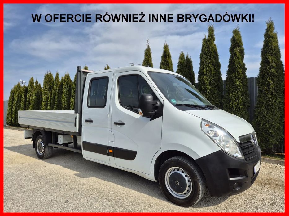 Opel Movano 2.3 165KM, Brygadówka maxi  Doka, Dubel, paka 3.2m,nie Master, Klima, 187tys, Sprowadzony, TOP!