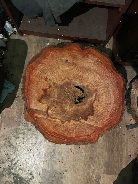 Plastry drewna z drzewa olchowego