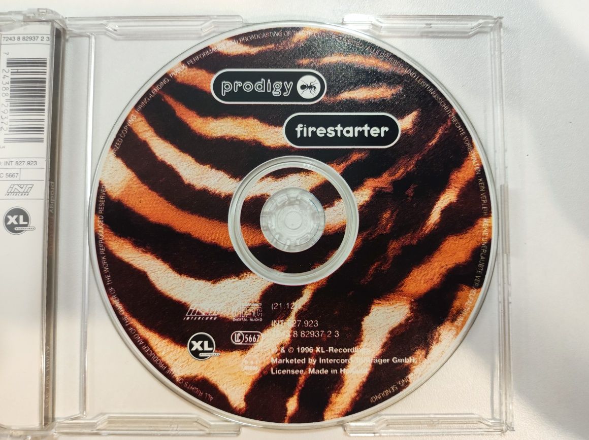 CD The Prodigy Firestarter singiel 1996